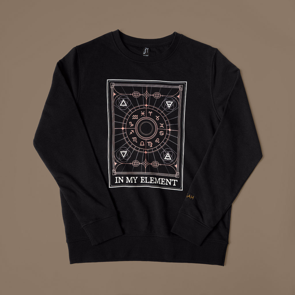 In My Element Heavyweight Sweatshirt-Black