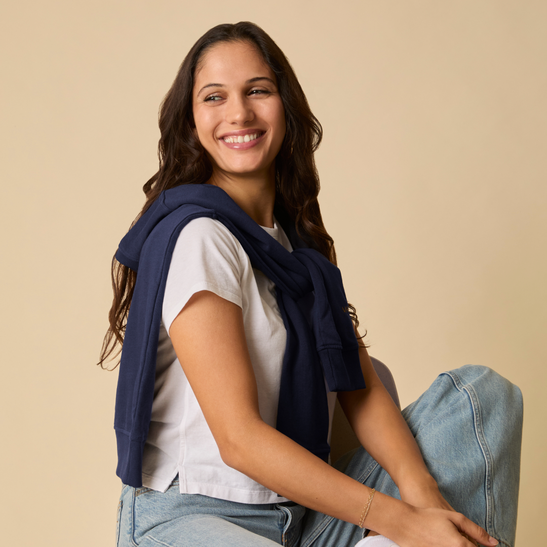 In My Element Lightweight Sweatshirt - Deep Blue