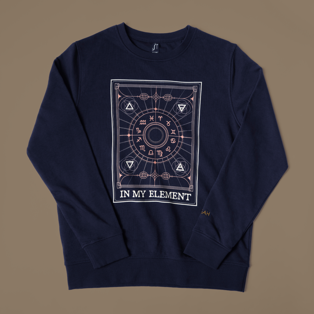 In My Element Lightweight Sweatshirt - Deep Blue